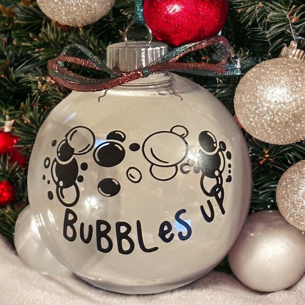 Jimmy Buffet inspired ornaments- Bubbles up